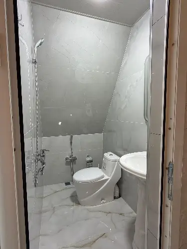 Qəbələ isti hovuzlu 3 yan-yana A-frame